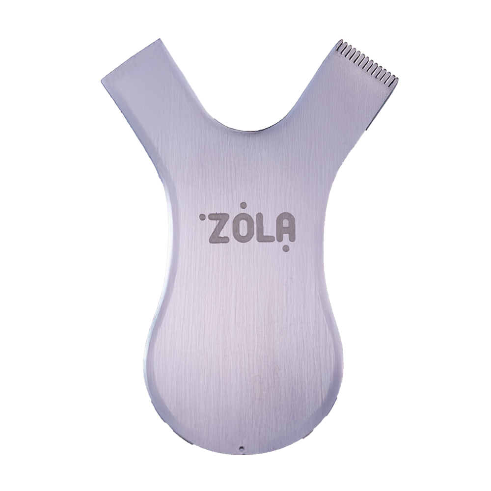 ZOLA – Aplicator tip pieptene din metal – Argintiu