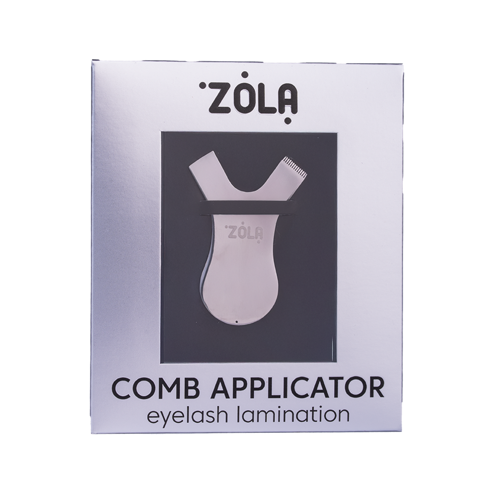 ZOLA – Aplicator tip pieptene din metal – Argintiu