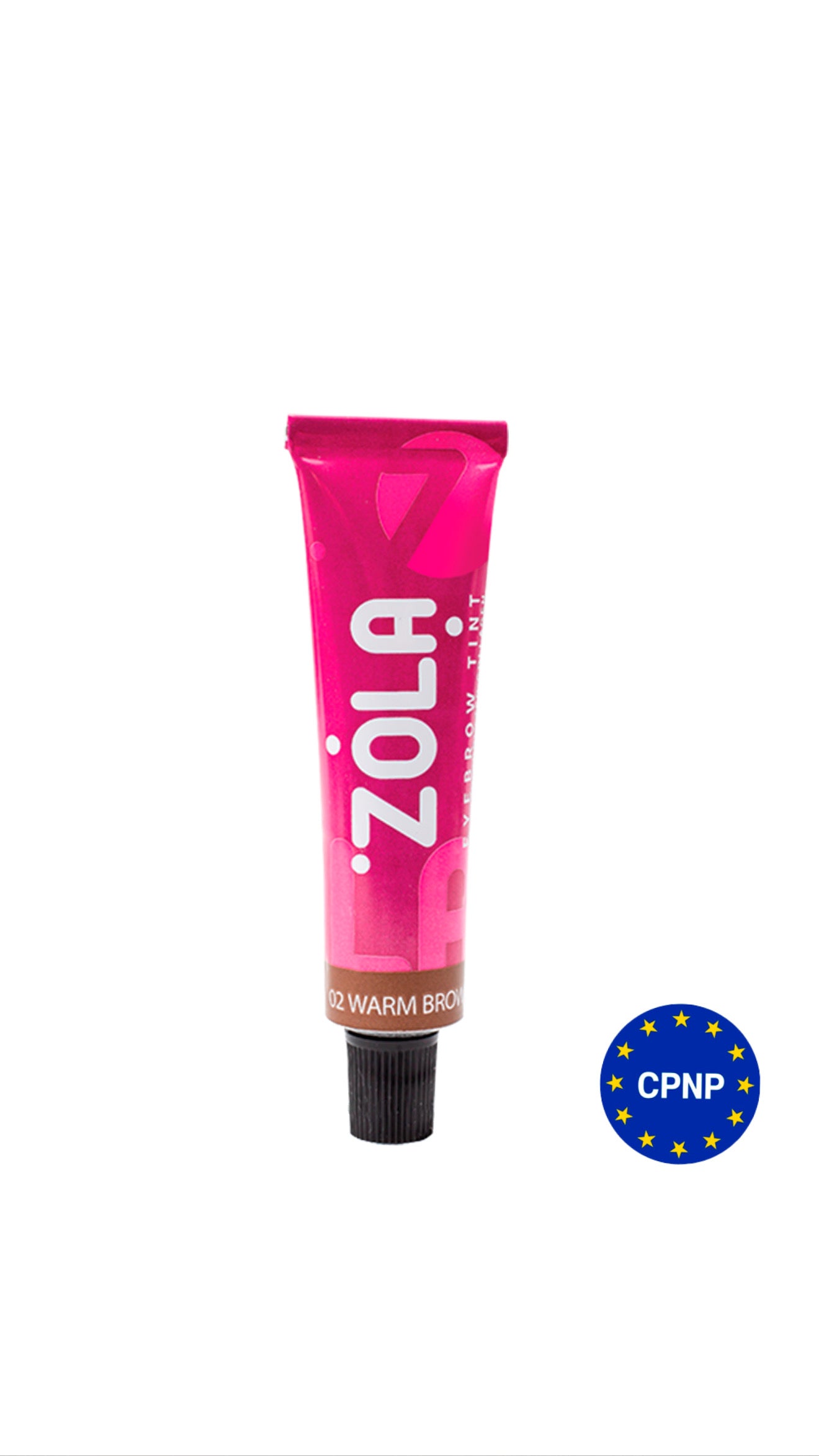 ZOLA Vopsea pentru sprâncene cu colagen 02 Warm Brown 15 ml.