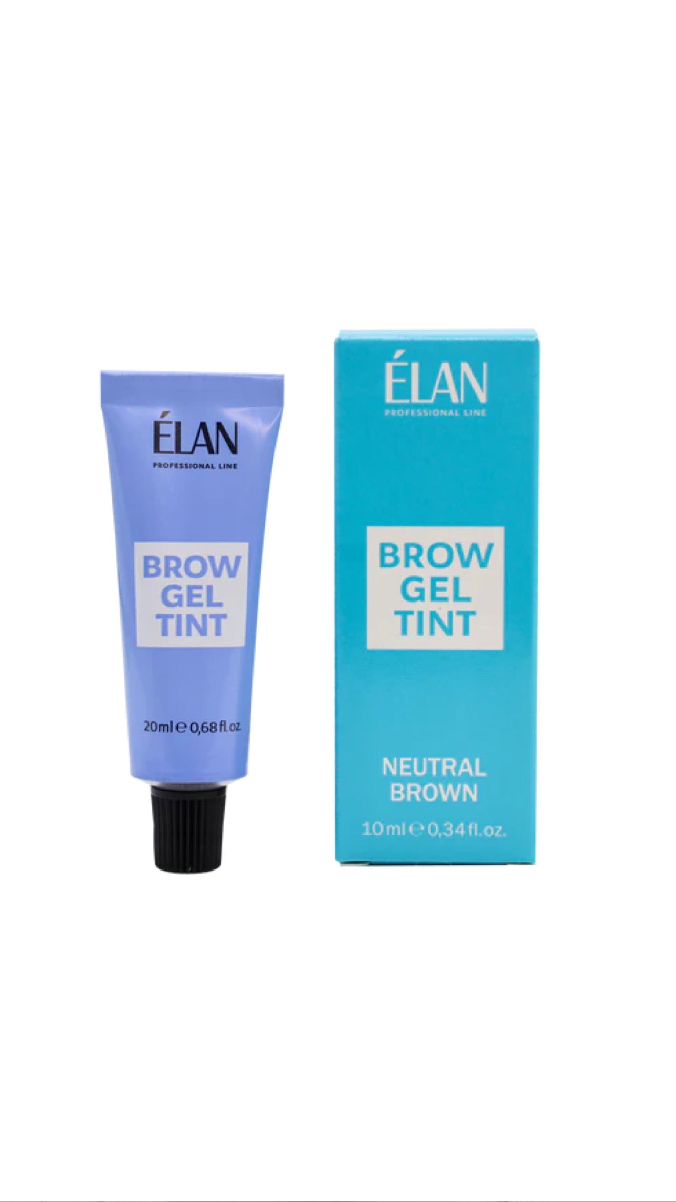 ELAN – Gel-vopsea pentru sprâncene, Neutral Brown, 20 ml