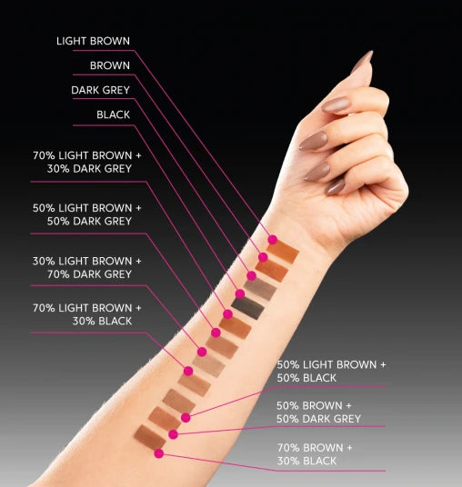ZOLA – Vopsea Tattoo Tint pentru sprâncene și gene, Brown (maro), 15 ml