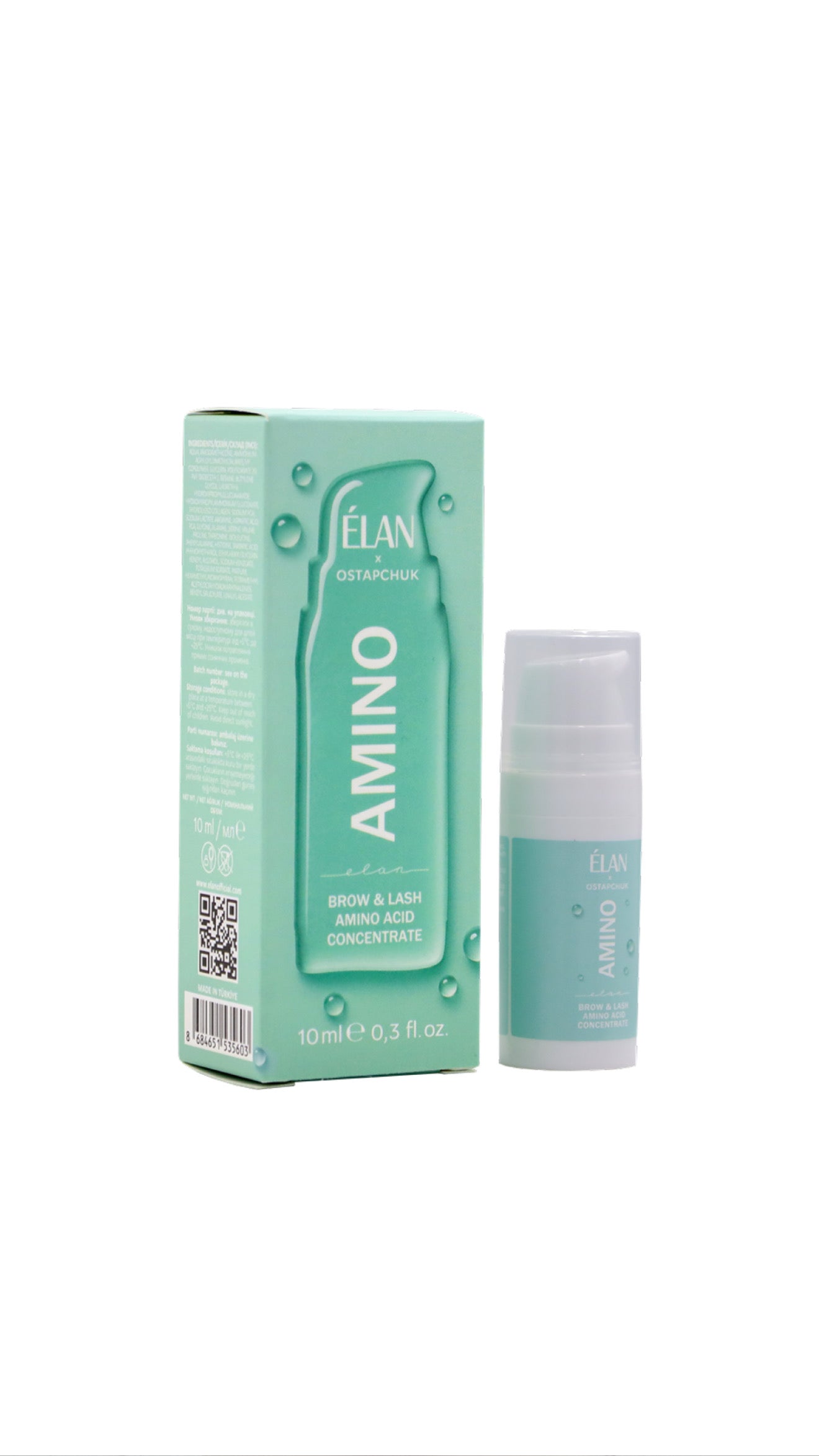 ELAN – Concentrat aminoacidic pentru sprâncene și gene Amino, 10 ml