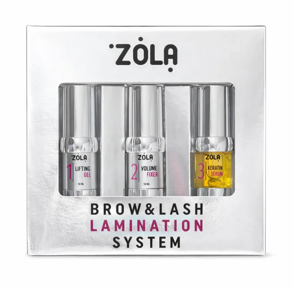 Sistem ZOLA Silver pentru laminarea sprâncenelor și genelor