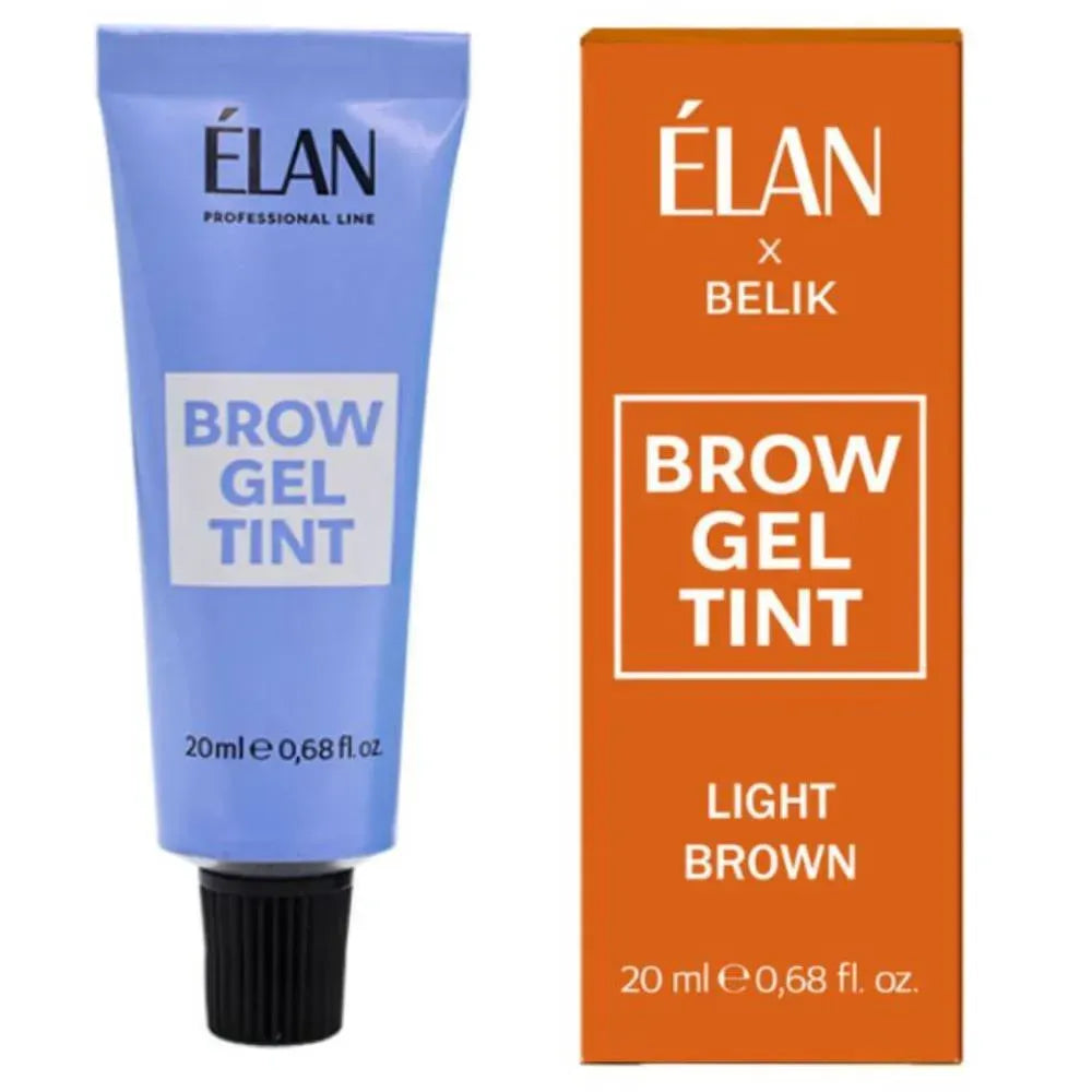 ELAN – Gel-vopsea pentru sprâncene, Light Brown, 20 ml