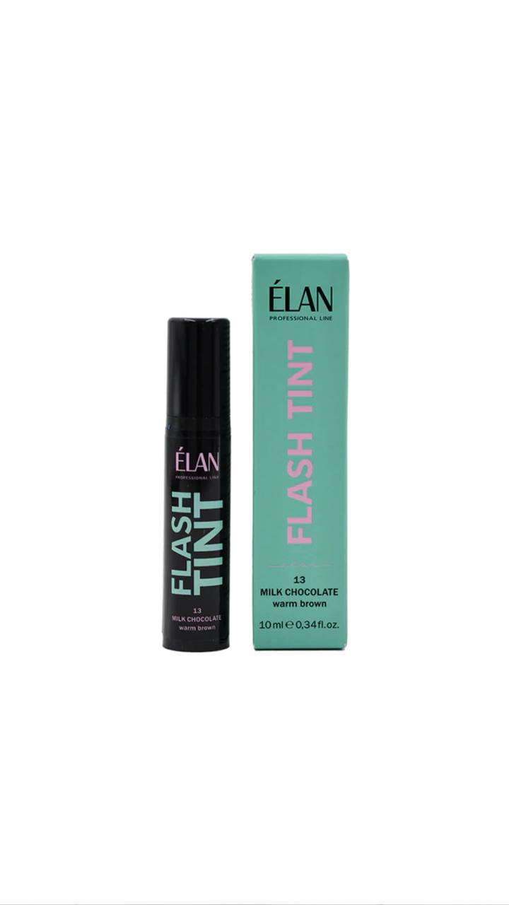 ELAN – Vopsea pentru sprâncene Flash Tint, 13 Milk Chocolate, 10 ml