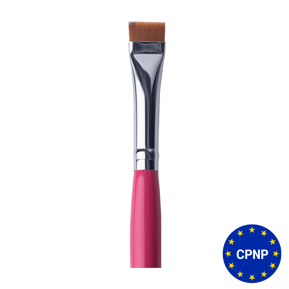 ZOLA – Pensulă dreaptă pentru sprâncene 03BR – Zmeură