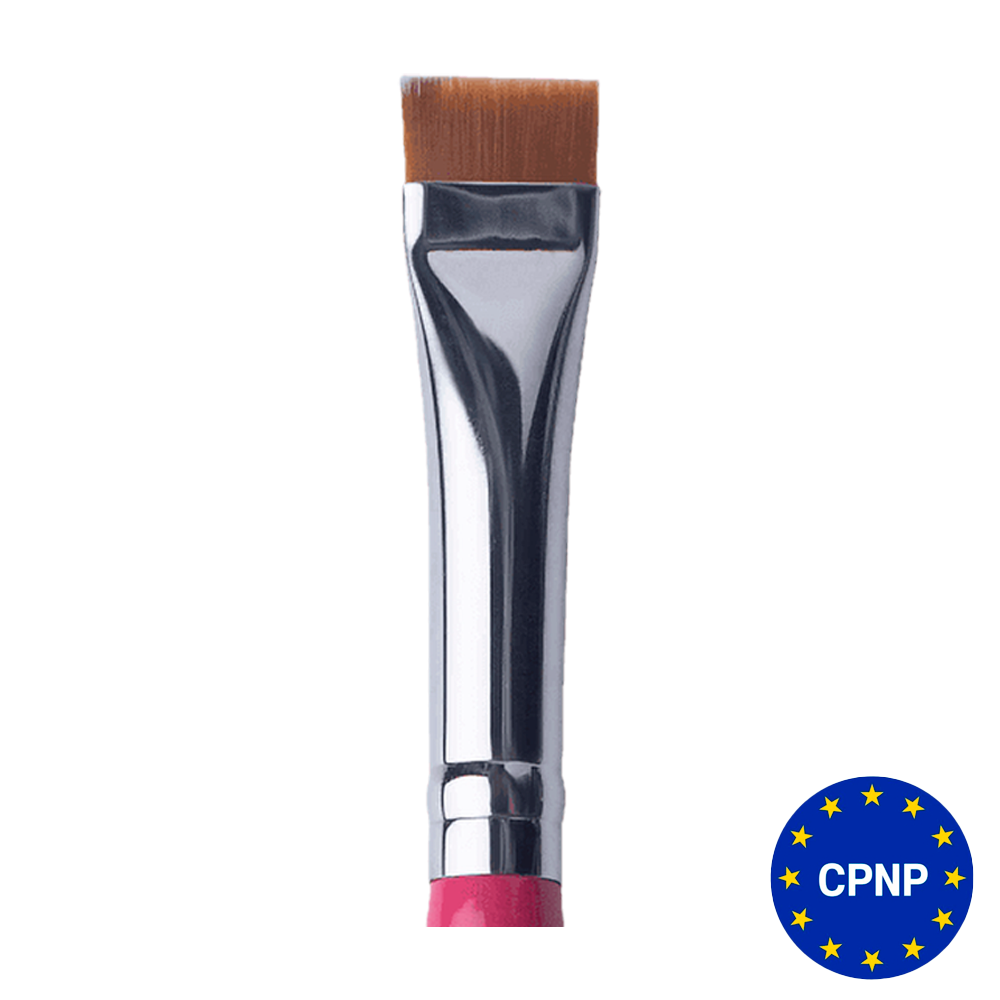 ZOLA – Pensulă dreaptă pentru sprâncene 03BR – Zmeură