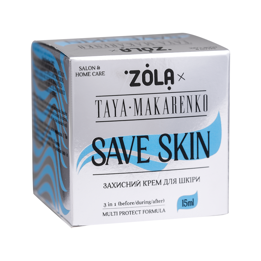 ZOLA x Taya Makarenko – Cremă protectoare Save Skin, 15 ml