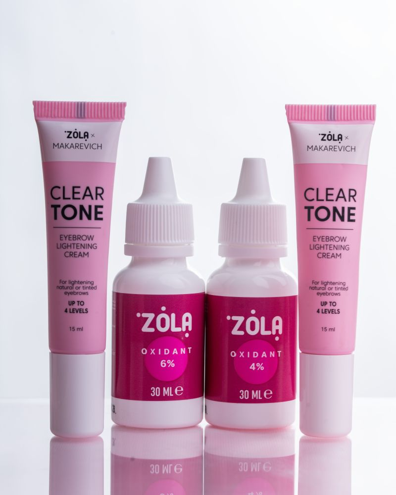 ZOLA x Makarevich – Decolorant pentru sprâncene CLEAR TONE